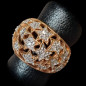 Bague Zirconium Bronze plaqué or Taille 56