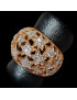 Bague Zirconium Bronze plaqué or Taille 56