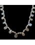 Collier Labradorite avec fermoir Argent 925