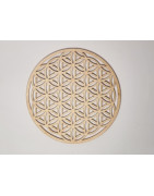 Fleur de Vie Bois GM (Diam 15cm) (s)