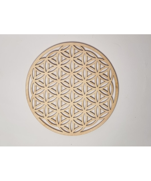 Fleur de Vie Bois GM (Diam 15cm) (s)