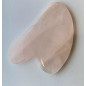 Gua Sha de massage Quartz rose
