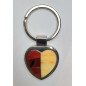 Porte-clés Ambre Cœur