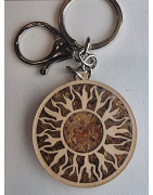 Porte-clés Ambre et Bois Soleil
