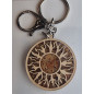 Porte-clés Ambre & bois Soleil