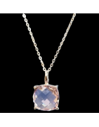Pendentif Améthyste sur chaîne Argent 925