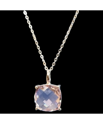 Pendentif Améthyste sur chaîne Argent 925