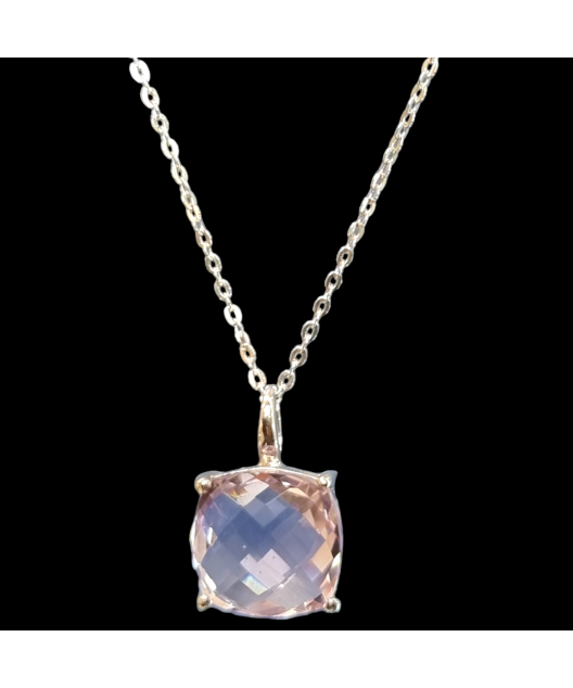 Pendentif Améthyste sur chaîne Argent 925