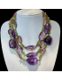 Collier Améthyste Amétrine & Péridot