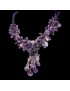 Collier Améthyste "Fleur et fruits"