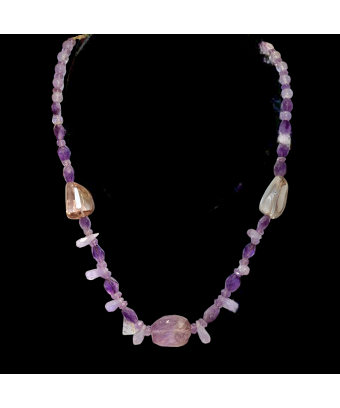 Collier Améthyste & Amétrine Argent 925