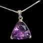 Pendentif Améthyste sur chaîne Argent 925