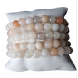 Bracelet Aventurine rose pierres rondes