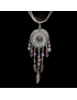 Pendentif Améthyste sur chaîne Argent 925
