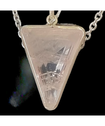 Pendentif Quartz rose...