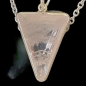 Pendentif Quartz rose Argent 925