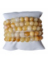 Bracelet Aventurine jaune Pierres rondes (s)