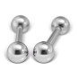 Kit de perçage oreilles + boucles d'oreilles acier chirurgical Boule 3mm