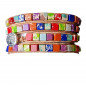 Bracelet Jaspe Impérial naturel 7 chakras sur cordon