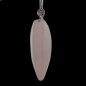 Pendentif Quartz rose Goutte avec chaine