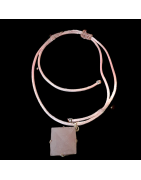 Pendentif Quartz rose Pyramide sur cordon