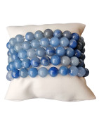 Bracelet Aventurine bleue Pierres rondes (s)
