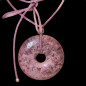 Pendentif Donut Charoïte sur cordon réglable