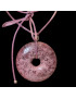 Pendentif Donut Charoïte sur cordon réglable