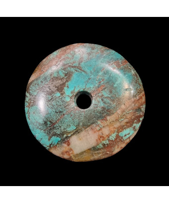Pendentif Turquoise de Chine Donut