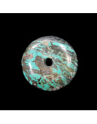 Pendentif Turquoise de Chine Donut