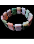 Bracelet Agate mousse lamelles