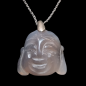 Pendentif Quartz fumé Tête de Bouddha