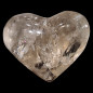Cœur Quartz fumé irisé