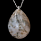 Pendentif Jaspe orbiculaire sur chaîne