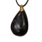 Pendentif Tourmaline noire sur cordon