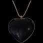 Pendentif Onyx Cœur avec chaîne