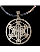Pendentif Métatron Argent 925 sur cordon
