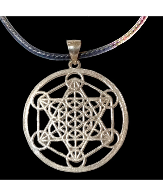 Pendentif Métatron Argent 925 sur cordon