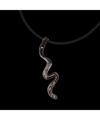 Pendentif Serpent Argent...