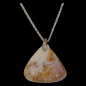Pendentif Jaspe Mokaïte sur chaîne