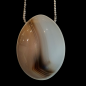 Pendentif Agate du Botswana sur chaîne