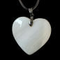 Pendentif Nacre Cœur sur cordon réglable