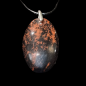 Pendentif Obsidienne acajou pm sur cordon
