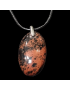 Pendentif Obsidienne acajou pm sur cordon