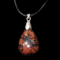 Pendentif Obsidienne acajou pm sur cordon