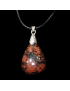 Pendentif Obsidienne acajou pm sur cordon
