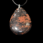 Pendentif Obsidienne acajou GM sur cordon