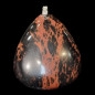Pendentif Obsidienne acajou GM sur cordon
