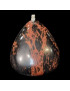 Pendentif Obsidienne acajou GM sur cordon