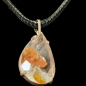 Pendentif Quartz Hématoïde sur cordon